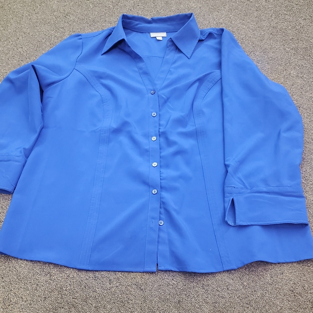 Blue Button Up Shirt
